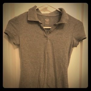 Grey Nike polo
